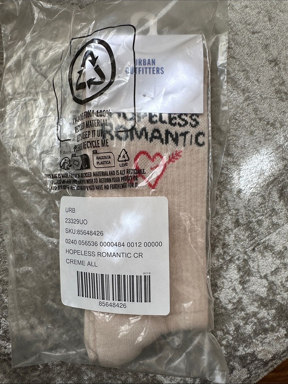Urban Outfitters Women’s Heart Socks NWT